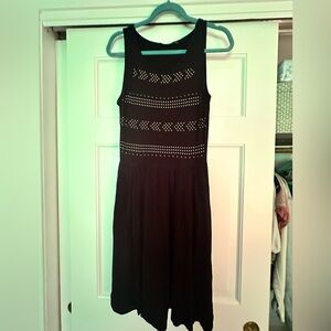 Apt. 9 Black Embellished Midi Dress